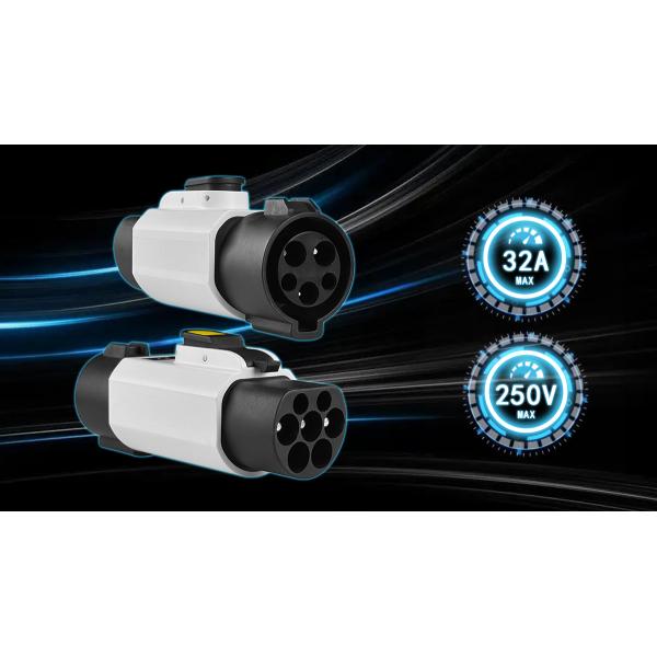 GBT Portable EV Charger Adapter 32A Output Current Converts Type 1 Charging Pile for Long-Lasting Charging