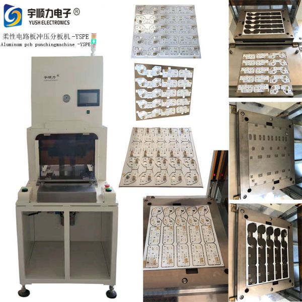 Professional YSPE High Precision Pneumatic Hydraulic Punching Machine 10T/30T/80T for SMT Line PCB/FPC/LED