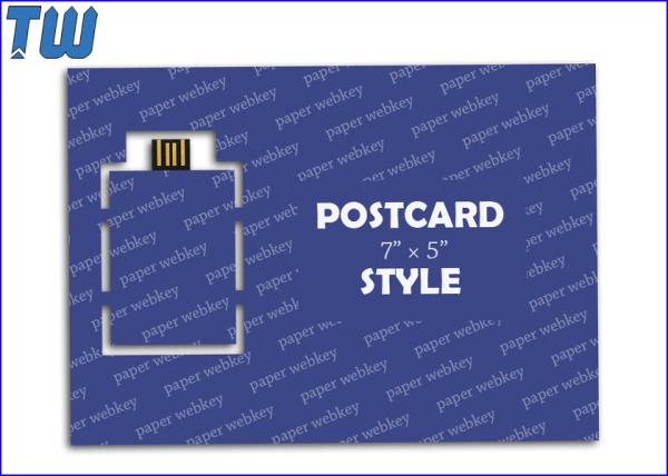 Cheap Bulk Customized Carton Paper USB Web key Any Shape Link to Website for sale
