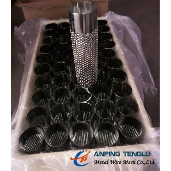 Stainless Steel Round Hole Perforated Cylinder Used for Filtration Industry
