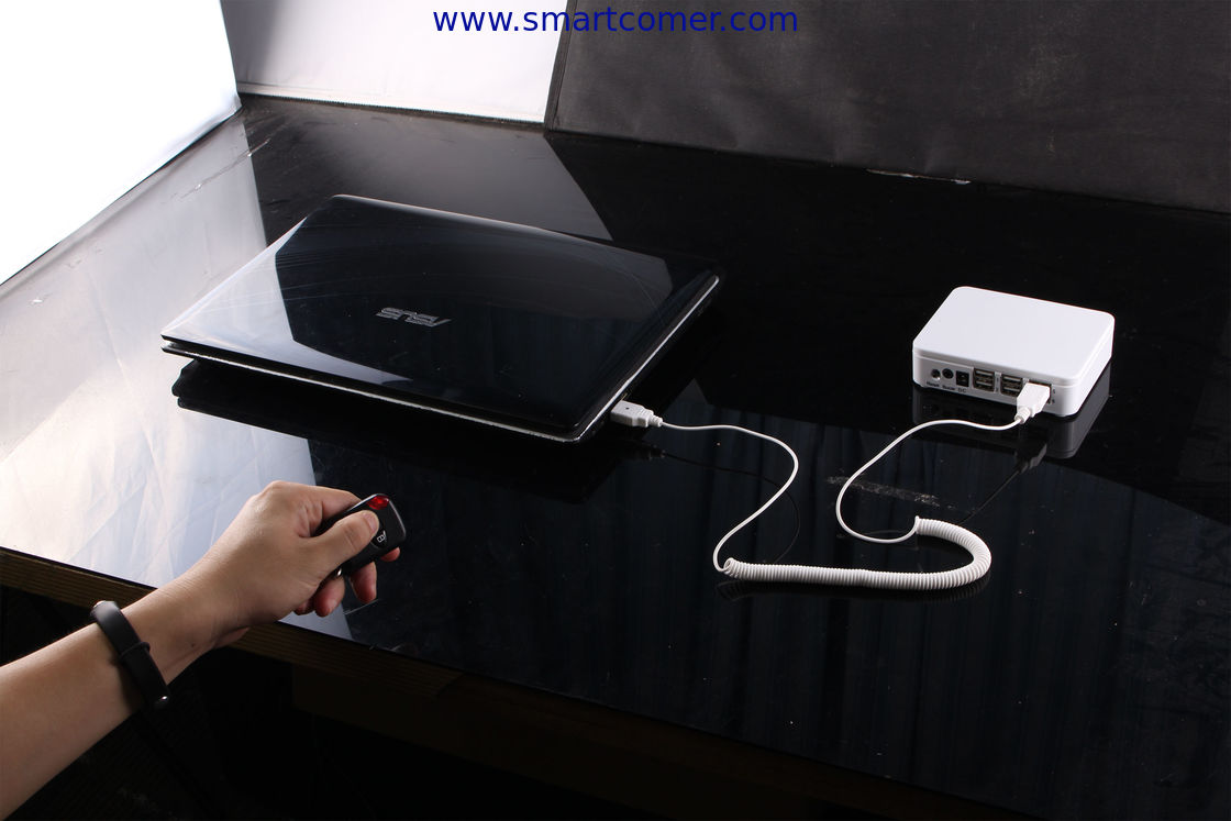 COMER anti-theft controller 6 USB-port security alarm box for Security cable lock for USB port of laptop