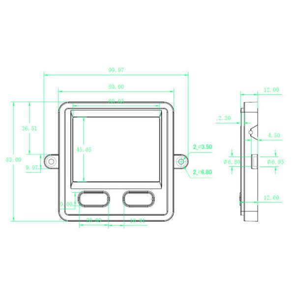 Watertight Industrial Keyboard With Touchpad Usb Interface Ce Certification