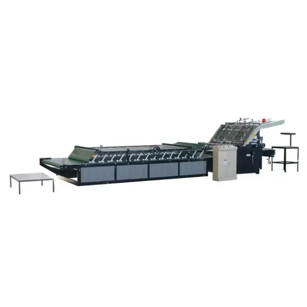 Automatic Flute Laminator Stacker Machine, 3-Ply or 5-Ply, Turnover Stacker, Straight output or Side output