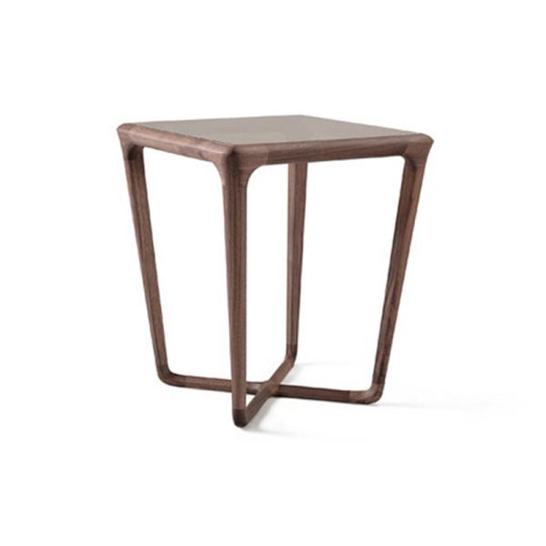 Cheap Patented Design Small Coffee Tables , small modern side table American Walnut Base for sale