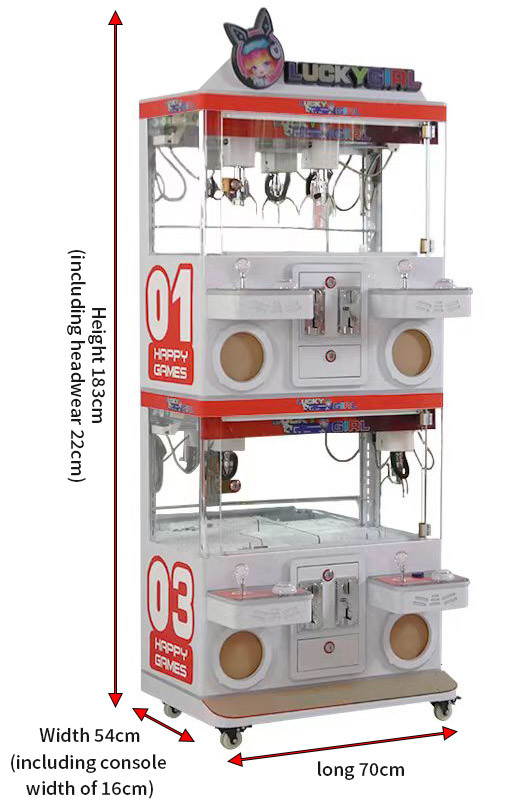 Hot Selling Custom Mini Crane Claw Gift Machine Cheap Four Player Doll Catch Crane Claw Machine