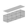 Buy cheap 100*120mm Double Twisted Hexagonal Wire Mesh 2x1x0.5M Gabion Box Retaining Wall from wholesalers