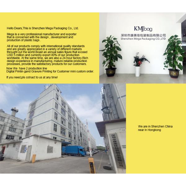 Custom Doypack ziplockk Stand Up Plastic Bags Pouches With Hanging Hole