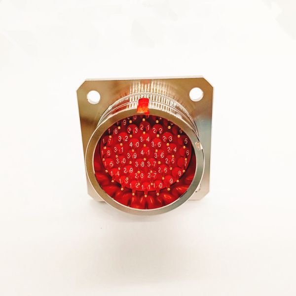 Y27A Series Y27A-2455ZJ4B1M Square Flange-mounted Rubber-sealed Socket Connector