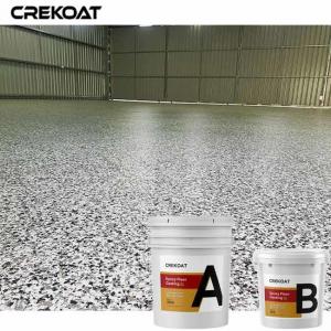 China Safe Flakes Epoxy Resin Floor Coating With Custom Colors And Textures on sale