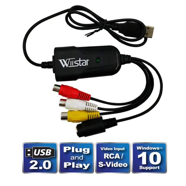Cheap USB 2.0 Video Capture Card Monitor Computer To Record Video Drive Free Single Channel WIN10 for sale