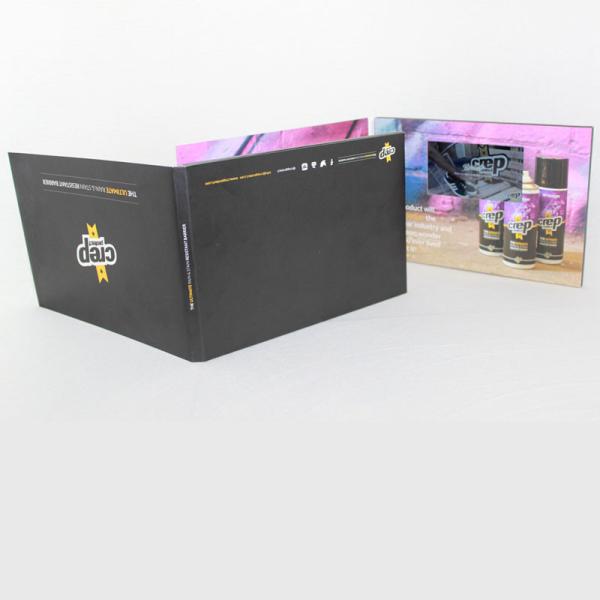 Cheap HD LCD Screen Flip Book Video With Built - In Speaker / Usb Cable for sale