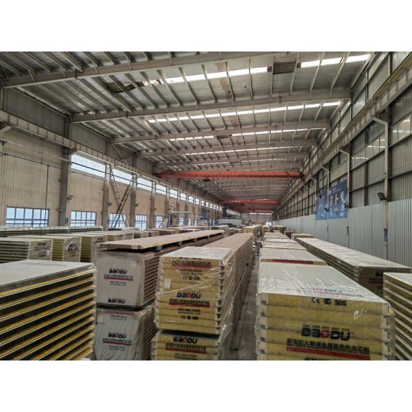 Customizable Fireproof Foam Glass Wool Sandwich Panel For Building Materials