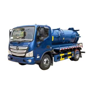 Original Factory High Quality  AUMARK  4000 Liters  Sewage Suction Truck  With Best Price   Vacuum Sewer  Sludge Truck