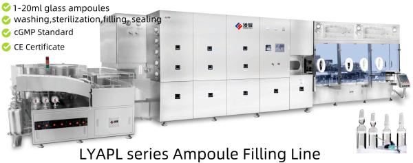 Cheap Ampoule Filling And Sealing Machine For Influenza Vaccine Injectables with Isolator, High-Efficiency Ampoule Filling Line for sale