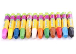 Best 12 PCS 88x8mm oil pastel wax crayon/ 12 PCS Eco-friendly colorful 8oil pastel wax crayon wholesale