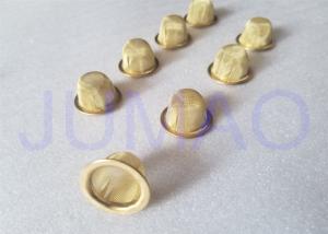 Brass Bound Brass Wire Mesh Filter Basket - Woven Wire Mesh Bowl Used As Filter