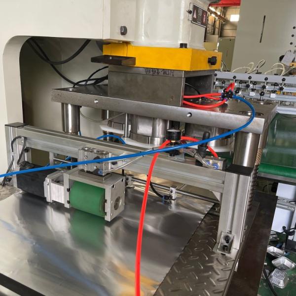 High-Efficiency Operation JH21-63T Fully Auto Aluminum Foil Lunch Box Containers Making Machine Production Line