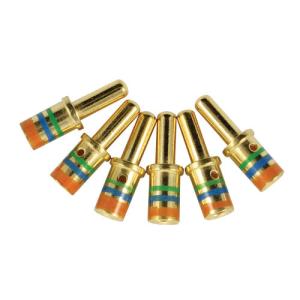 Best Copper Alloy Electrical Contact Pins , Mil Spec Contacts Size 12 wholesale