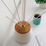 Ceramics Diffuser Home Reed Diffuser Home Fragrance Diffuser With Wooden Lids