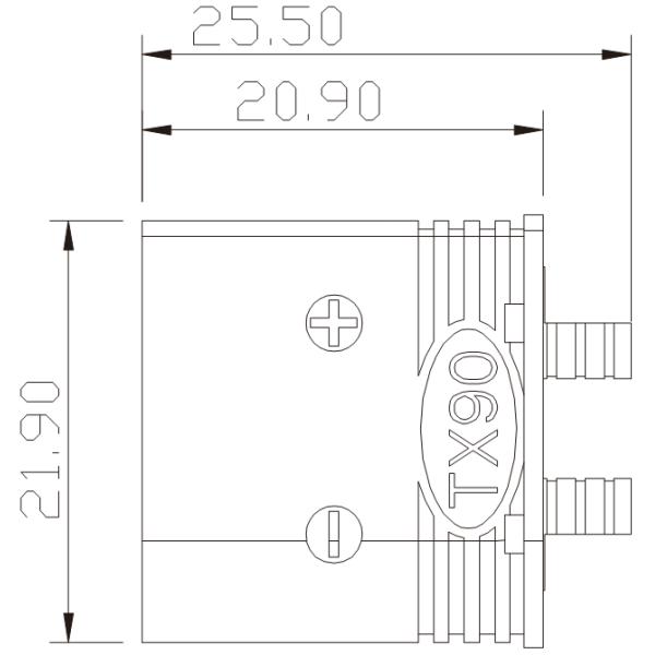 TX90 Injection Molding PCB Panel Mount Connector , Aircraft Male Female Plug Connector