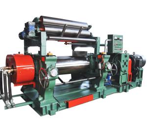 China CE Certified SFC XK-400 400mm Two-Roll Open Mill PLC-Controlled For High Precision Rubber Mixing on sale