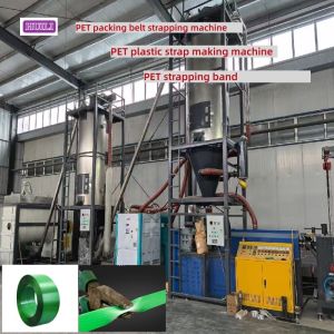 China 100% PET Strapping Band Machine High Speed PET Plastic Steel Strap Production Line on sale
