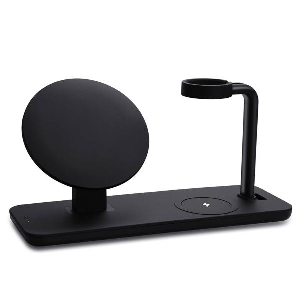 Qi 3 In 1 Magnetic Wireless Charger Pad 15W 9V 1.67A For IPhone 13 Pro Max