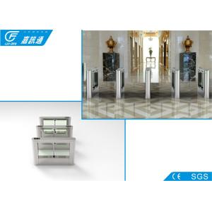 Best Electric Magnetic Biometric Drop Arm Turnstile Gate One Direction 25 Persons / Min wholesale