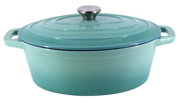 Cheap Rust Proof Enamel Coating Cast Iron Braiser With Lid for sale