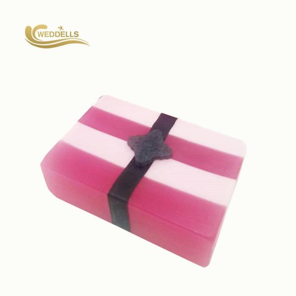 Square Natural Body Soap Bar Essential Oil 100g Fresh Scents For Toilet