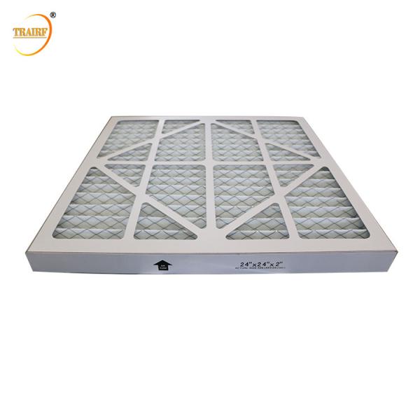 Cheap EU4 Pleated Pre Air Filters HVAC 24''X24''X2'' For Filtration System for sale