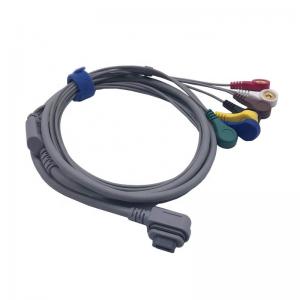 Best 5/7 lead snap ECG GE SEER holter cable with snap ,IEC 2.5m Grey Color 2008594-001/2008594-002/2008594-004 wholesale