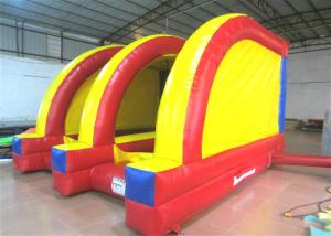 Classic Inflatable Soccer Stadium Shooting Games 5 X 4m , Bounce House Indoor Playground
