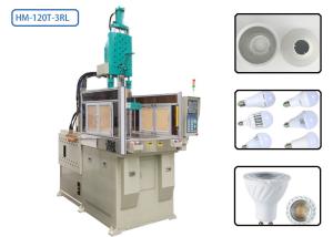 China LED Socket Auto Molding Machine / Vertical Injection Molding Machine 120T With 3 Stations on sale