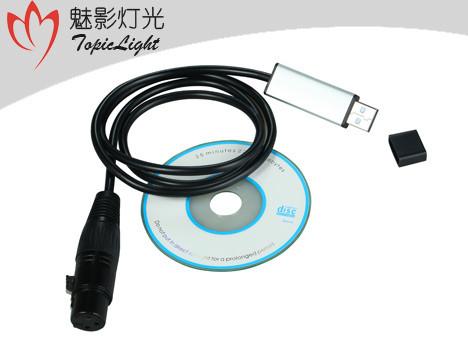 Cheap Topic Light Computer DMX512 Console / USB TO DMX Interface Adapter for sale