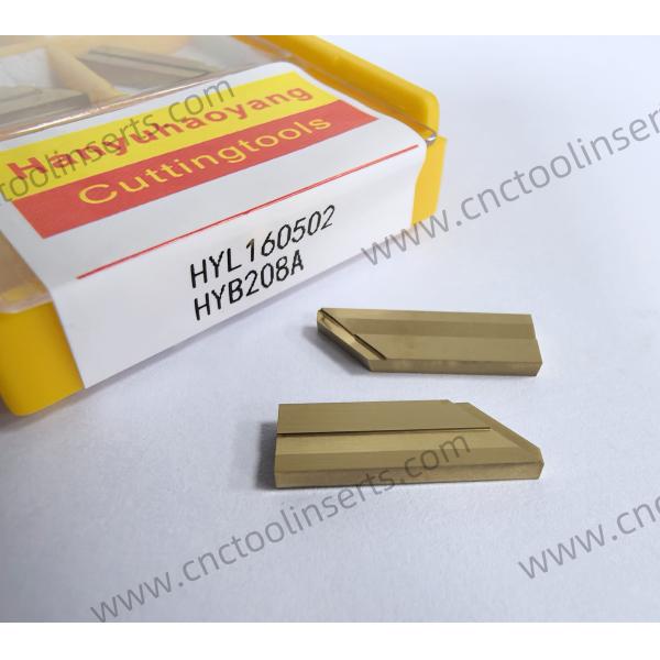 Carbide Reaming Insert With PVD Coating HYL160502 HYB208A Ideal For Difficult-to