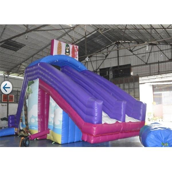 Huge Waterproof Children Commercial Inflatable Slide For Pool Rental