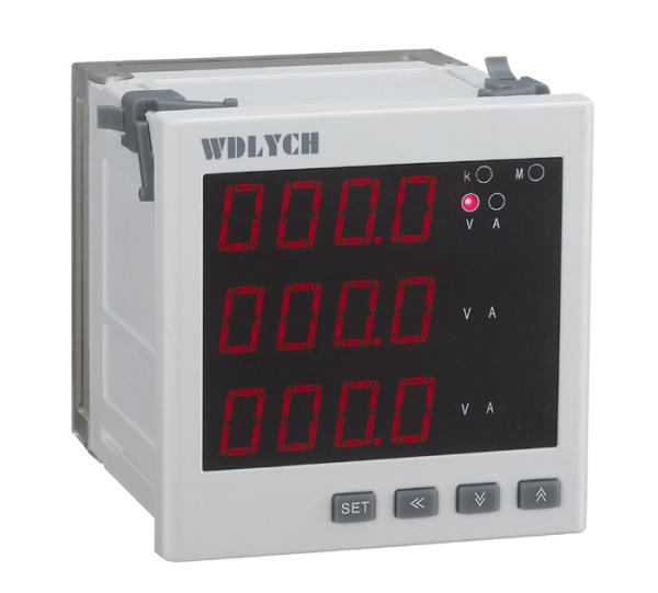Cheap Active Digital Multifunction Meter ,  Programmable Panel Power Meter 3A 30V DC Contact Capacity for sale