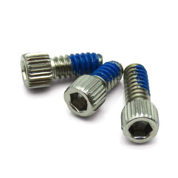 Traight Knurled Cylindrical Head Hexagon Socket Screws Steel Material