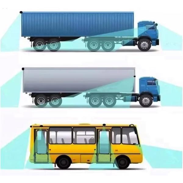 1080P Dual Lens DVR 12.3inch View Electronic Reversing Mirror Split View Replace Bus Outside Mirror