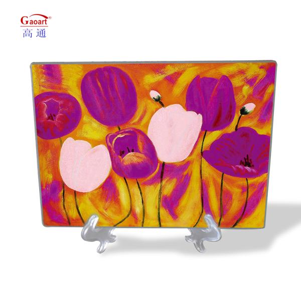 Tempered Glass Cutting Board Unbreakable Round Kitchen Tool with Customized Logo