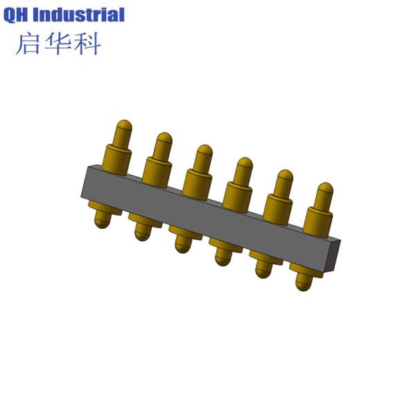 Cheap 6Pin Austria Outlet Connector Magnetic spring loaded pin Usb Connector Magnetic Spring Loaded Connector for sale