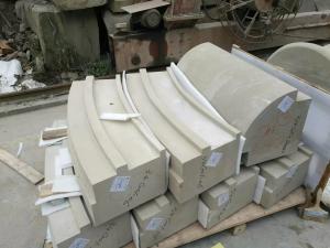 Best Customizable Beige Sandstone Artwork Special Shaped Stone Door Frame Lines wholesale