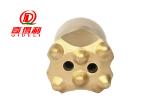 Hot Set Type Taper Button Bit , 6 Buttons Ballistic Button Bits For Drilling
