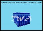Blue Seamless Steel Industrial Gas Cylinder 0.3-80L Compressed Oxygen Tank