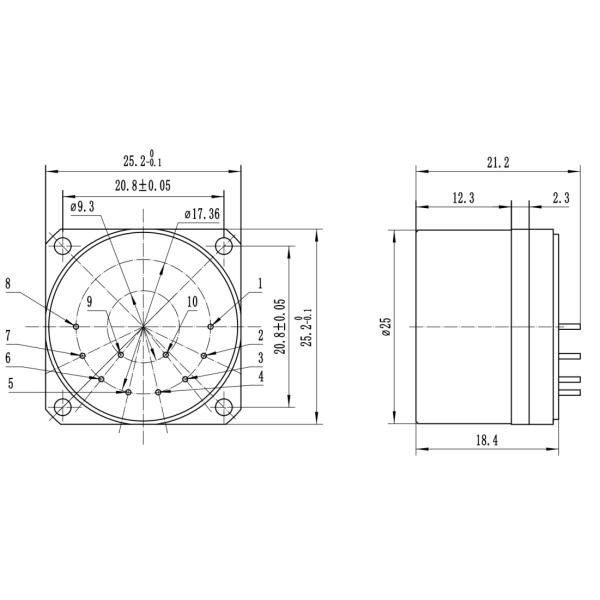 Vibration Resistance Quartz Flexible Accelerometers Used For Bridge And Well Drilling Inclination Measurements