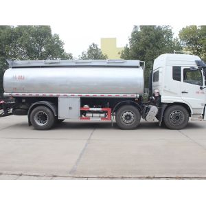 Dongfeng Three Axle Chemical Tanker Truck Common Liquid Transport Vehicle