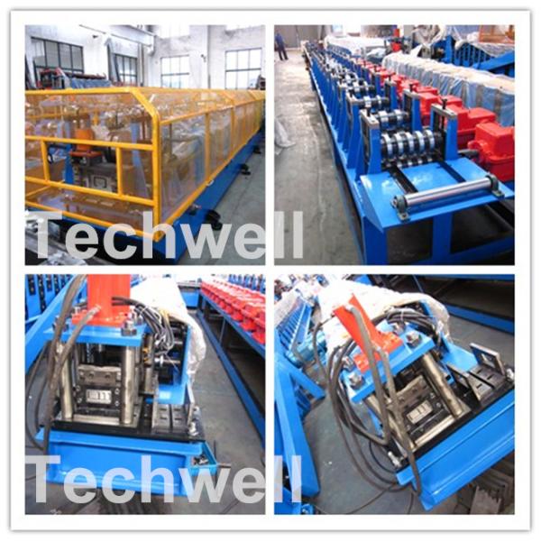C Purlin Cold Roll Forming Machine With 18 Main Roller Stations For Thickness 1.5-3.0mm TW-C300