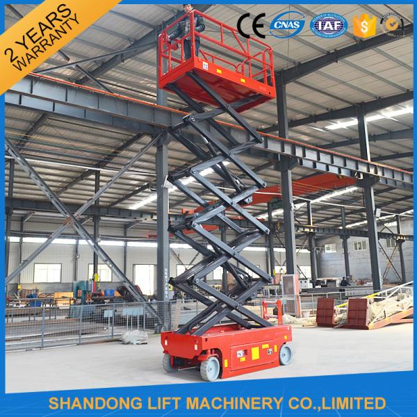 Cheap Self Moving Light Duty Scissor Lifting Platform with Fault Diagnostic System for sale