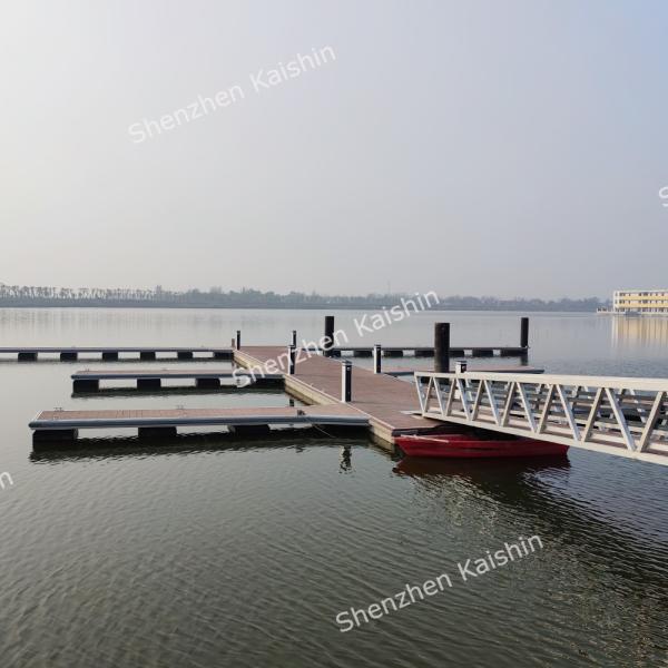 Marina Floating Dock Aluminum Alloy Floating Walkway Pontoon Boat Yacht Floating Platform Floating Bridge